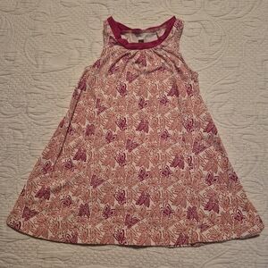 Tea Collection girls 12-18 months sleeveless butterfly design dress VGUC